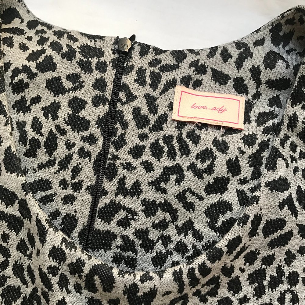 Leopard Print A-line Dress - Picture 5 of 7